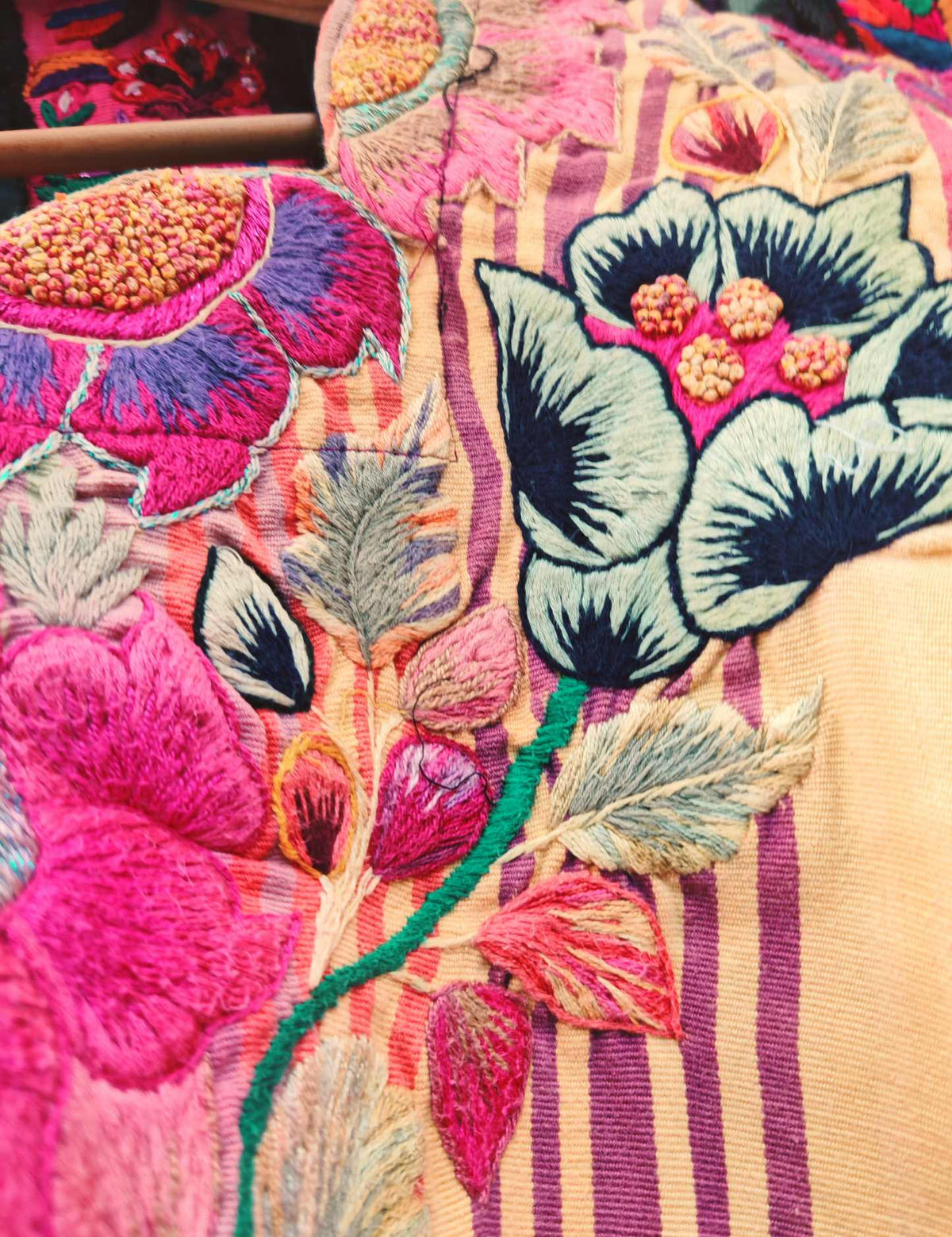 Primrose and Pink Santiago Huipil #10-102