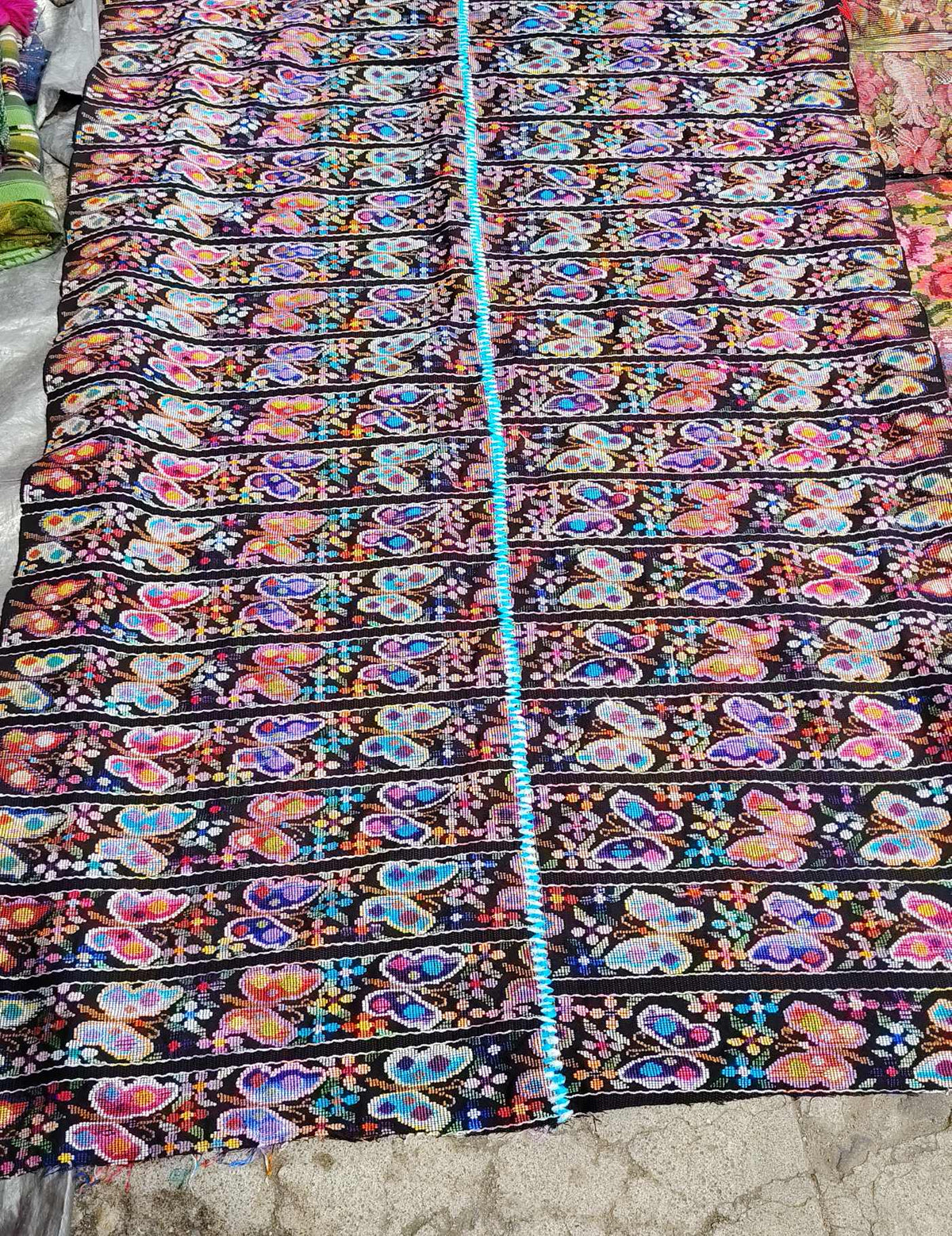Multicolor butterflies Zunil Corte #10-120