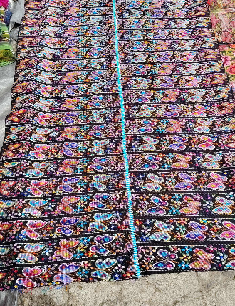 Multicolor butterflies Zunil Corte #10-120