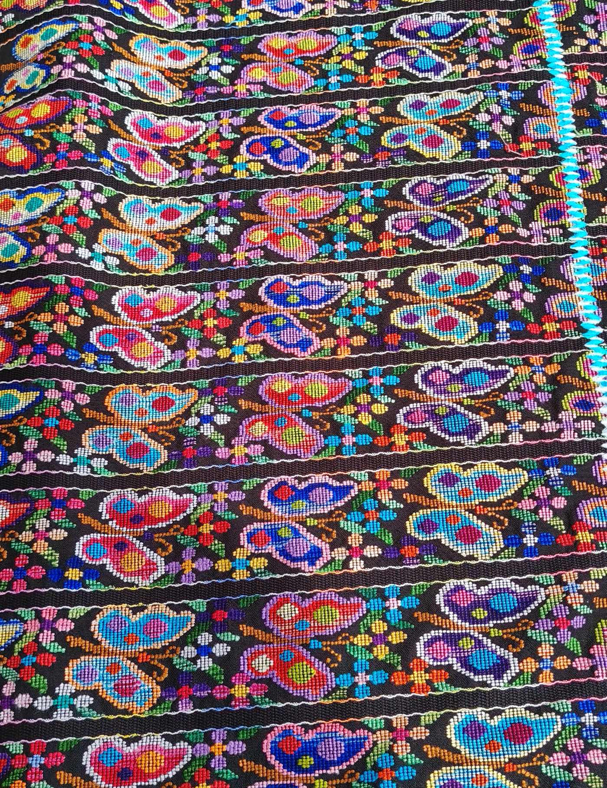 Multicolor butterflies Zunil Corte #10-120