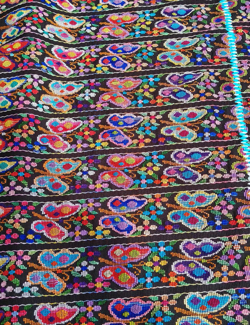 Multicolor butterflies Zunil Corte #10-120