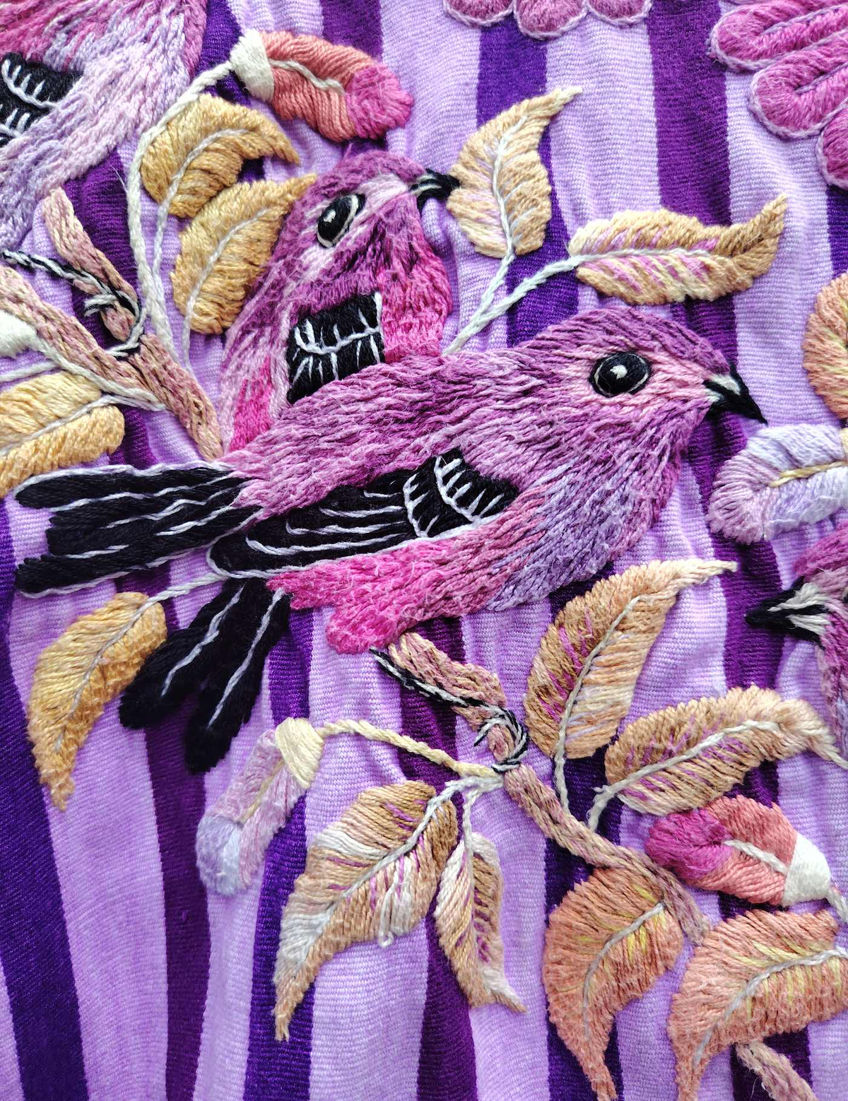 Lilac and Purple Santiago Huipil #10-164
