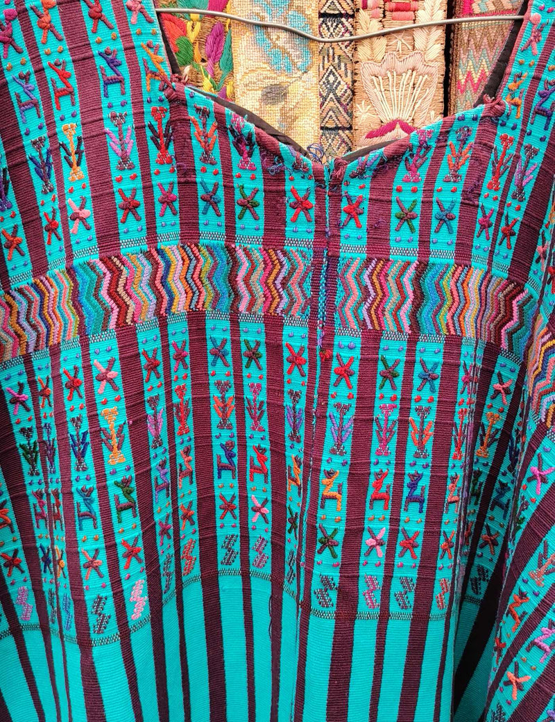 Blue and Berry San Lucas Tolimán Huipil #10-212