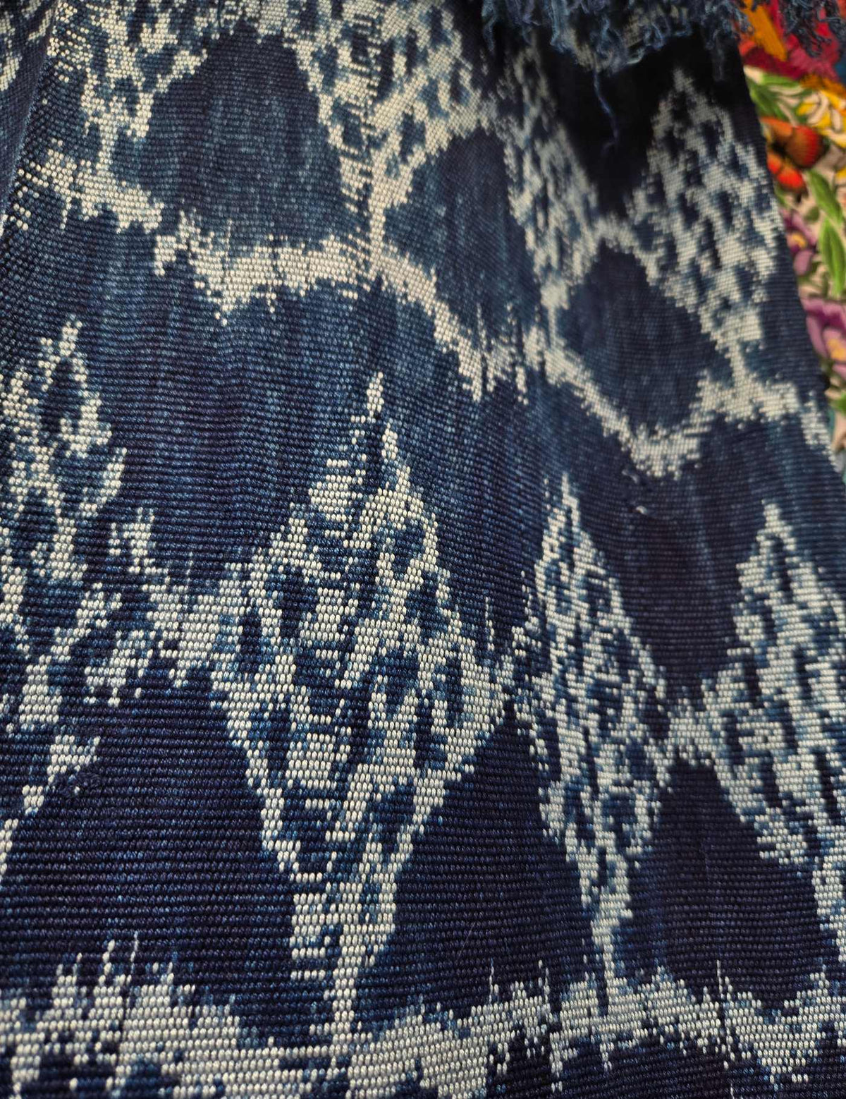 2 x indigo Tzutes from San Juan La Laguna San juan laguna Tzute #10-232