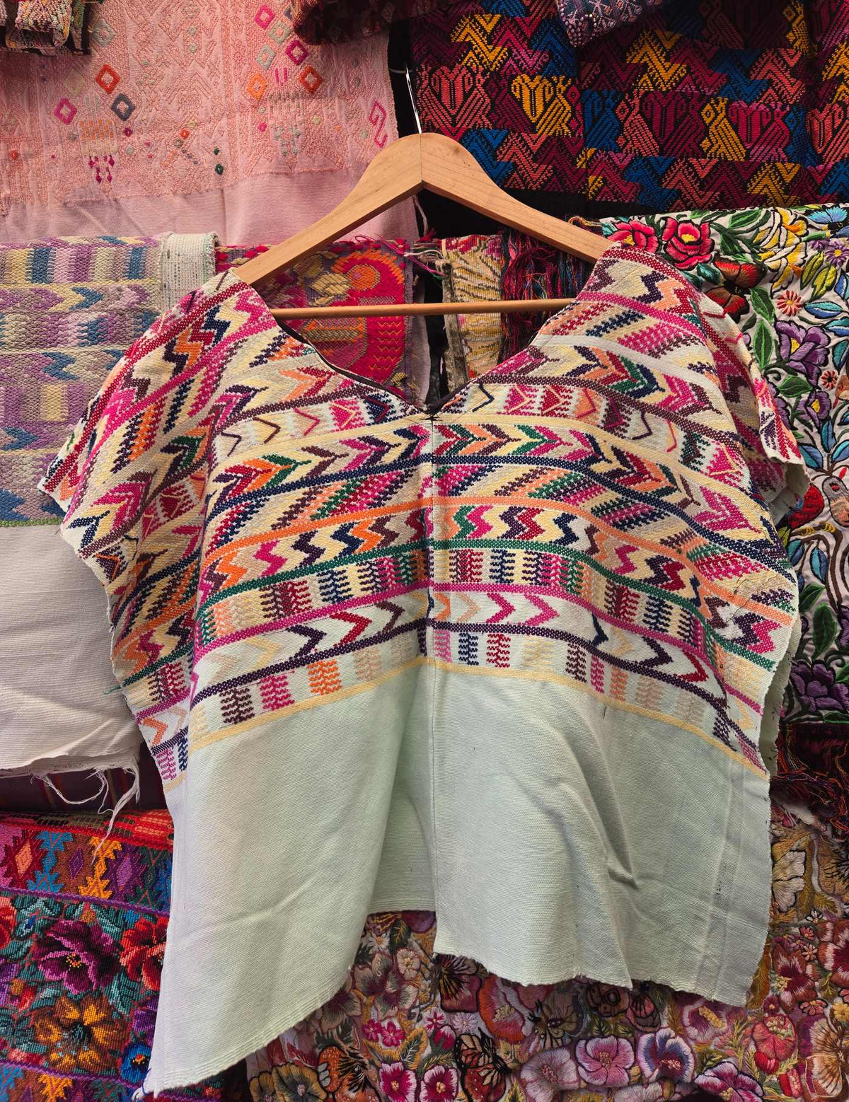 Grey and Pink Comalapa Huipil #10-238