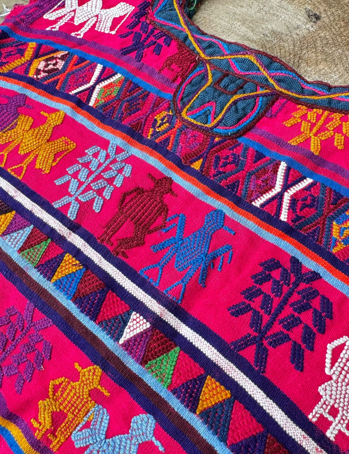 Fuchsia Nebaj Huipil #10-248