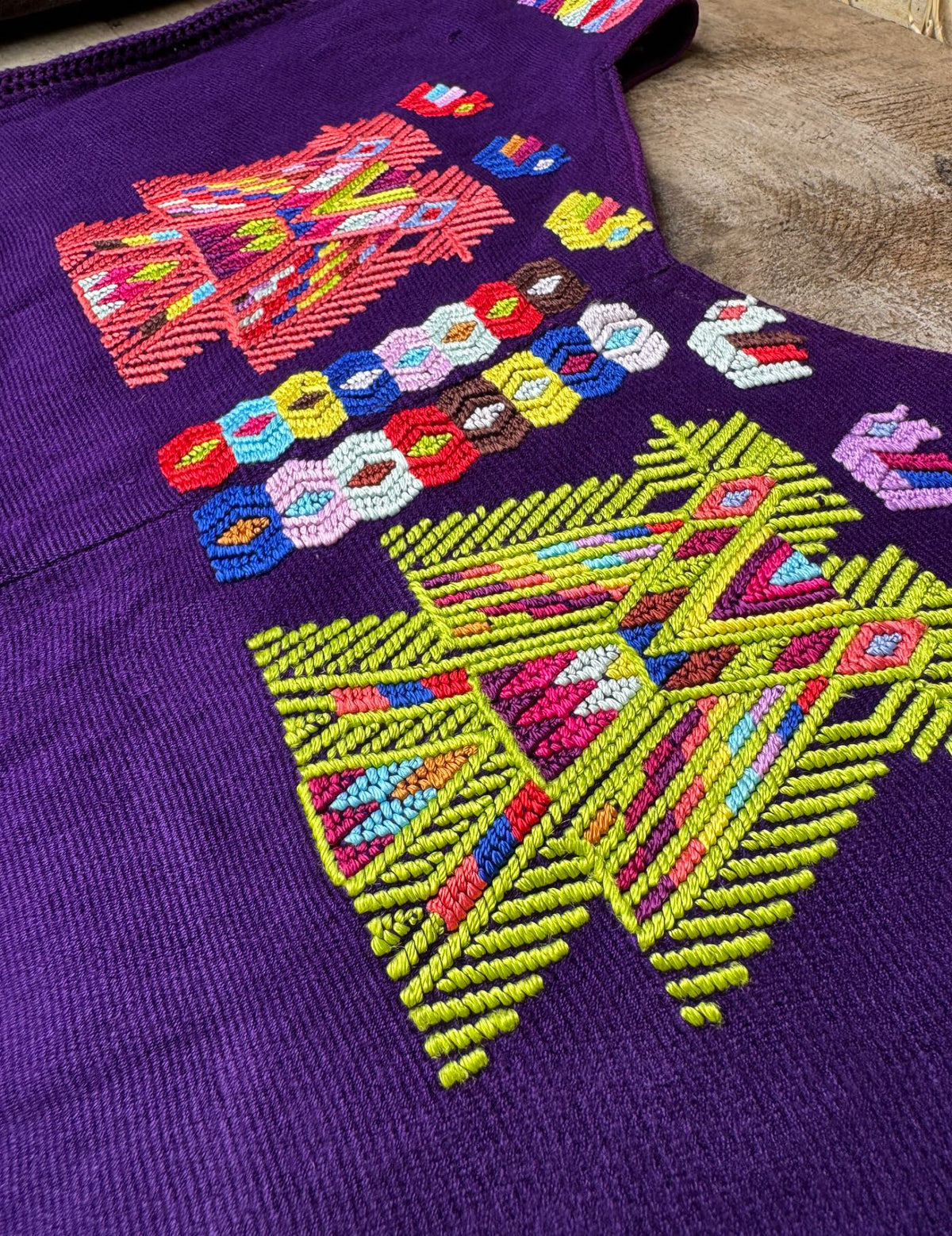 Purple Chajul Huipil #10-249