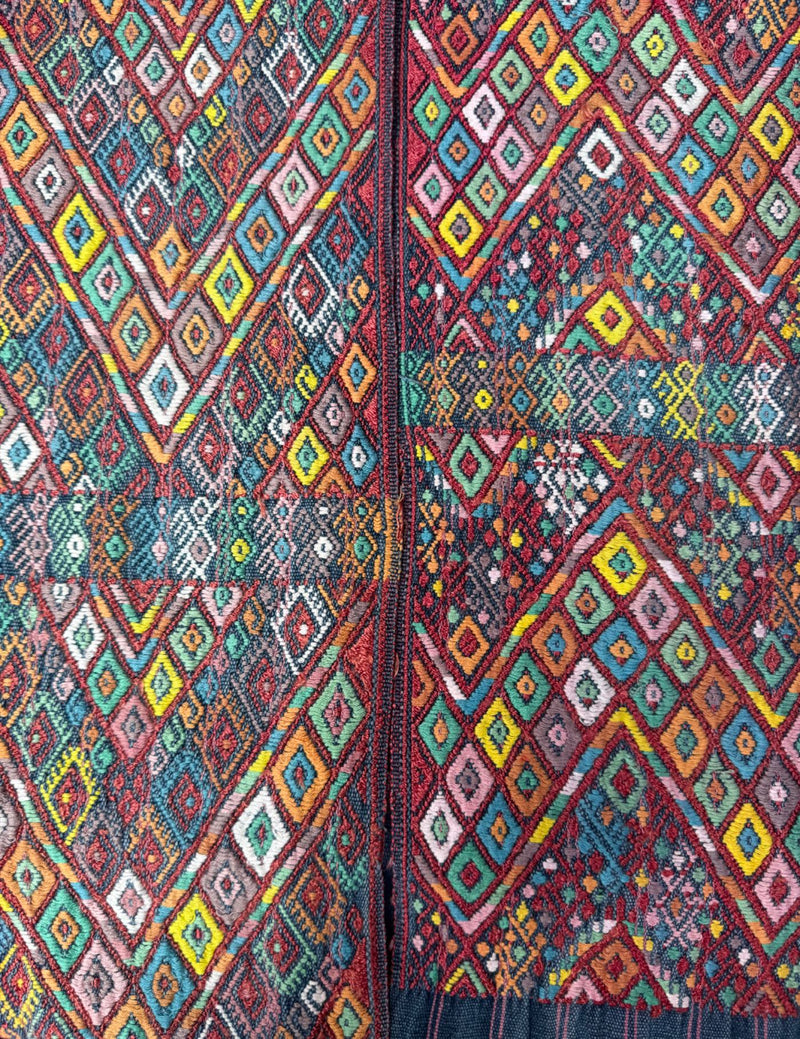Indigo and Red Nahualá Tocoyal #10-254
