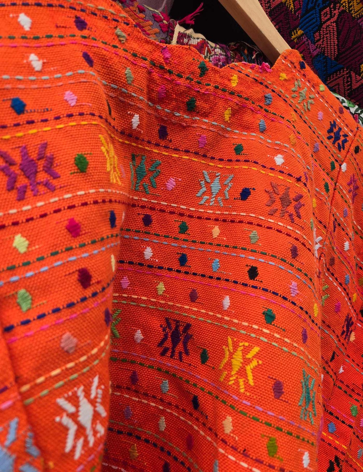 Orange Cobán Huipil #10-278