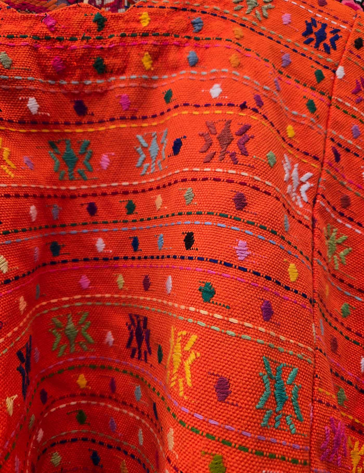 Orange Cobán Huipil #10-278