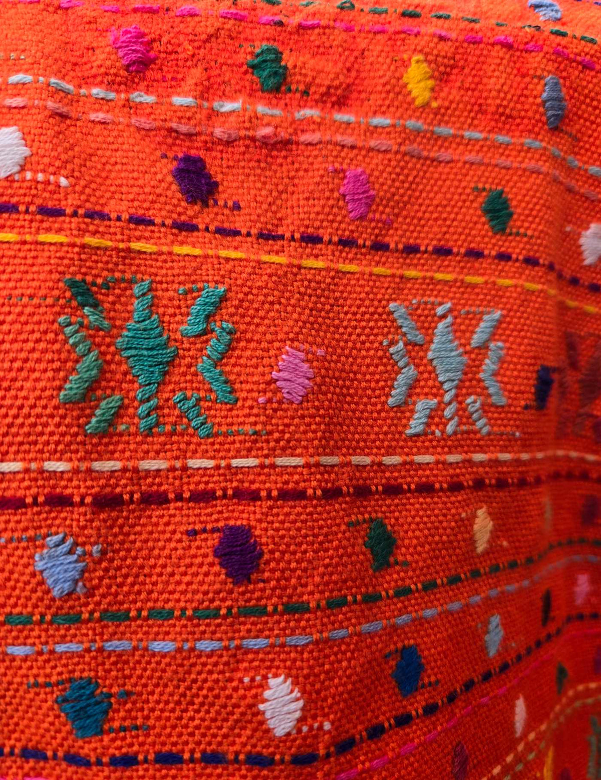 Orange Cobán Huipil #10-278
