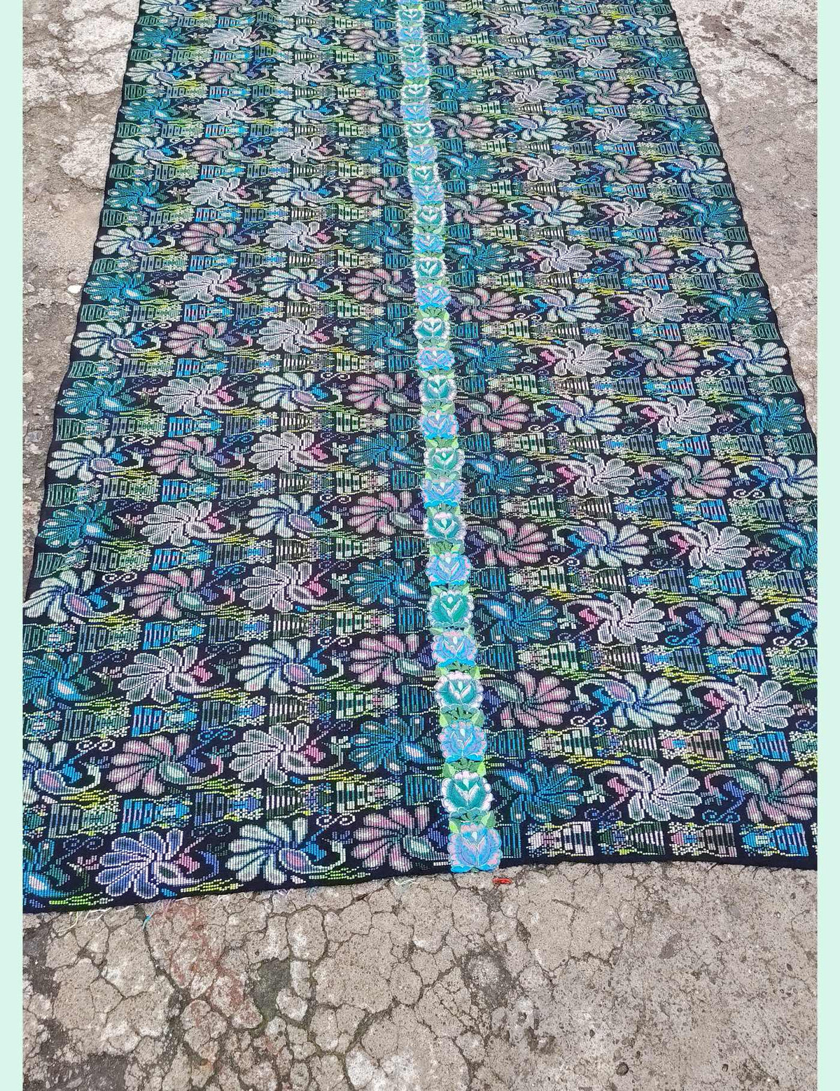 Blue and Pink Peacocks Zunil Corte #10-284