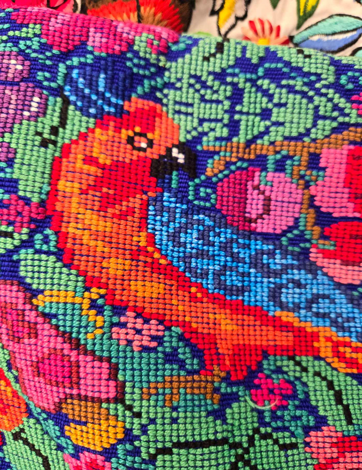 Colourful Birds and Fruit Comalapa Huipil #10-287