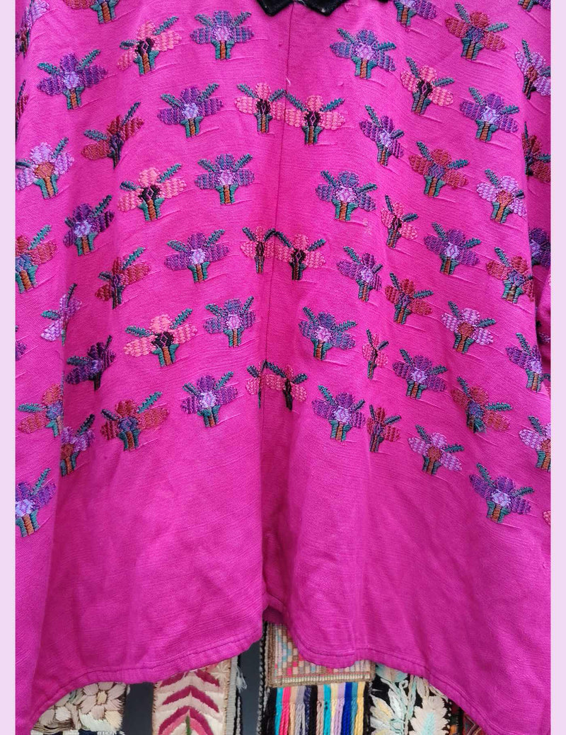 Hot Pink San Lucas Tolimán Huipil #10-299