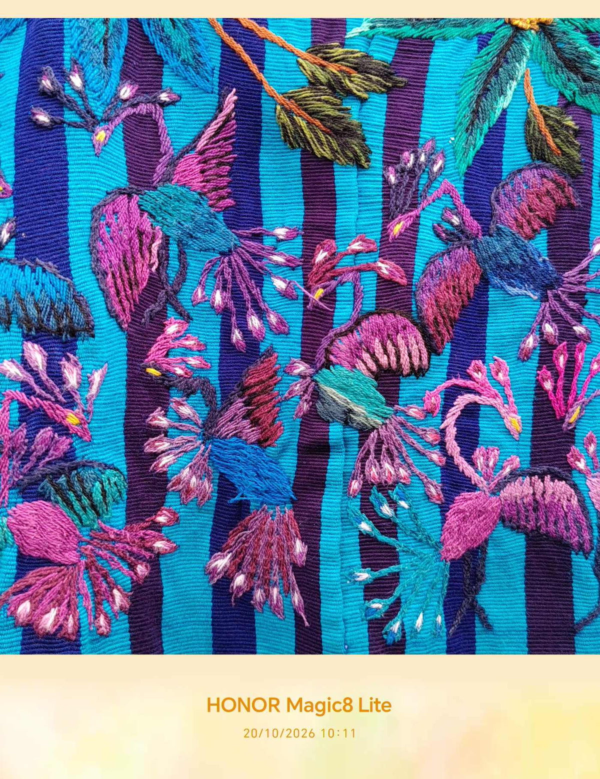 Blue and Berry Santiago Huipil #10-301
