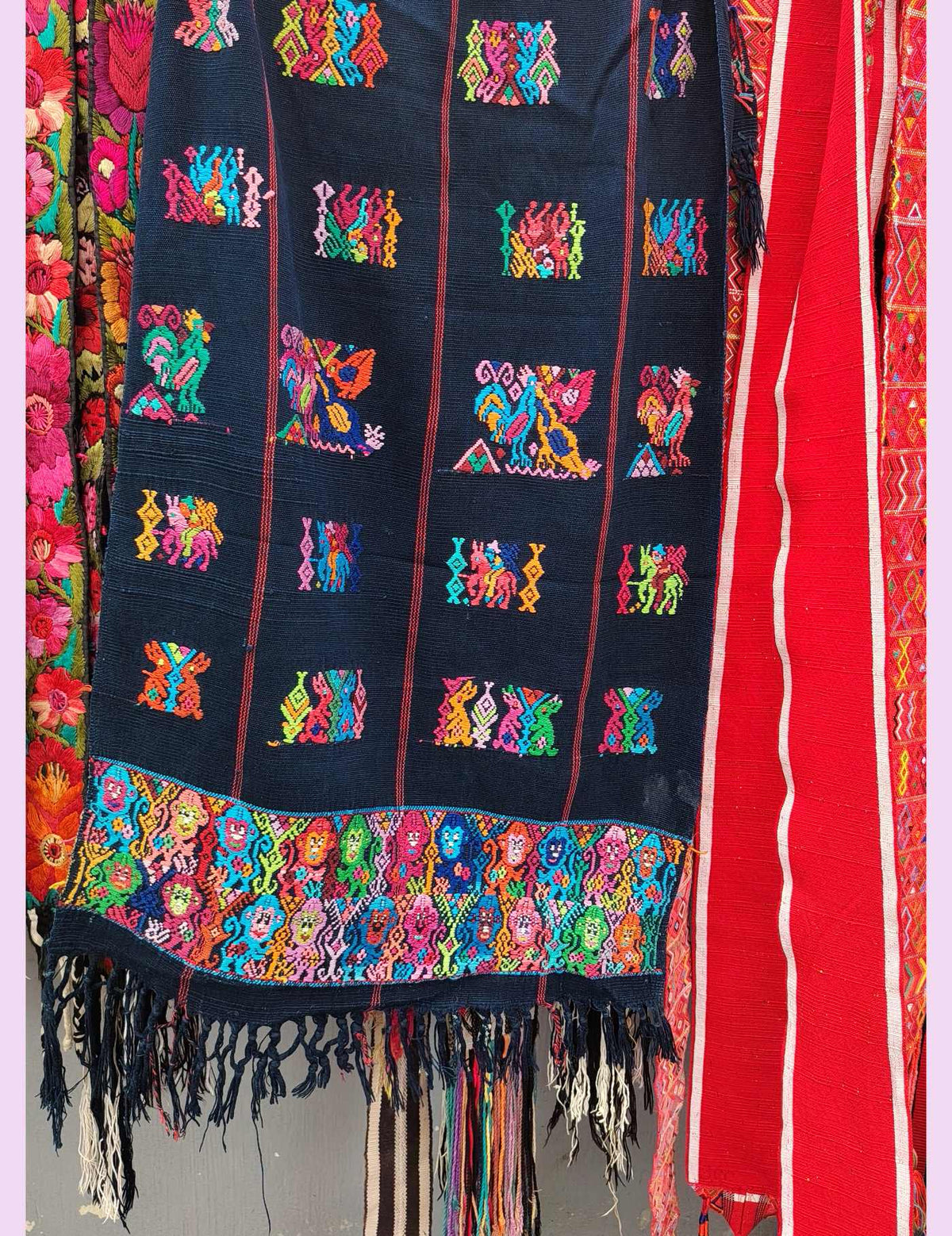 Indigo Chile verde Tzute #10-310