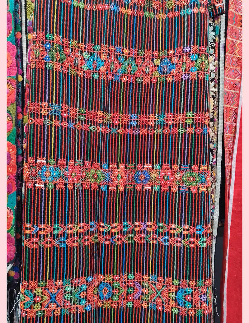 Multicolor with Flowers Aguacatán Corte #10-311