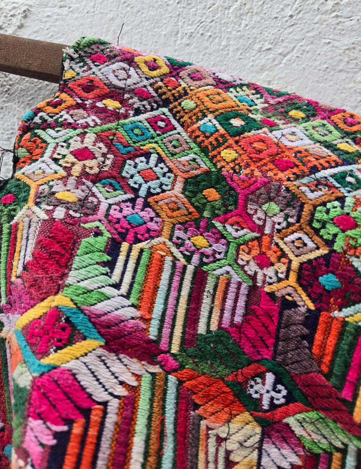 Colourful Striped Nahualá Huipil #10-339