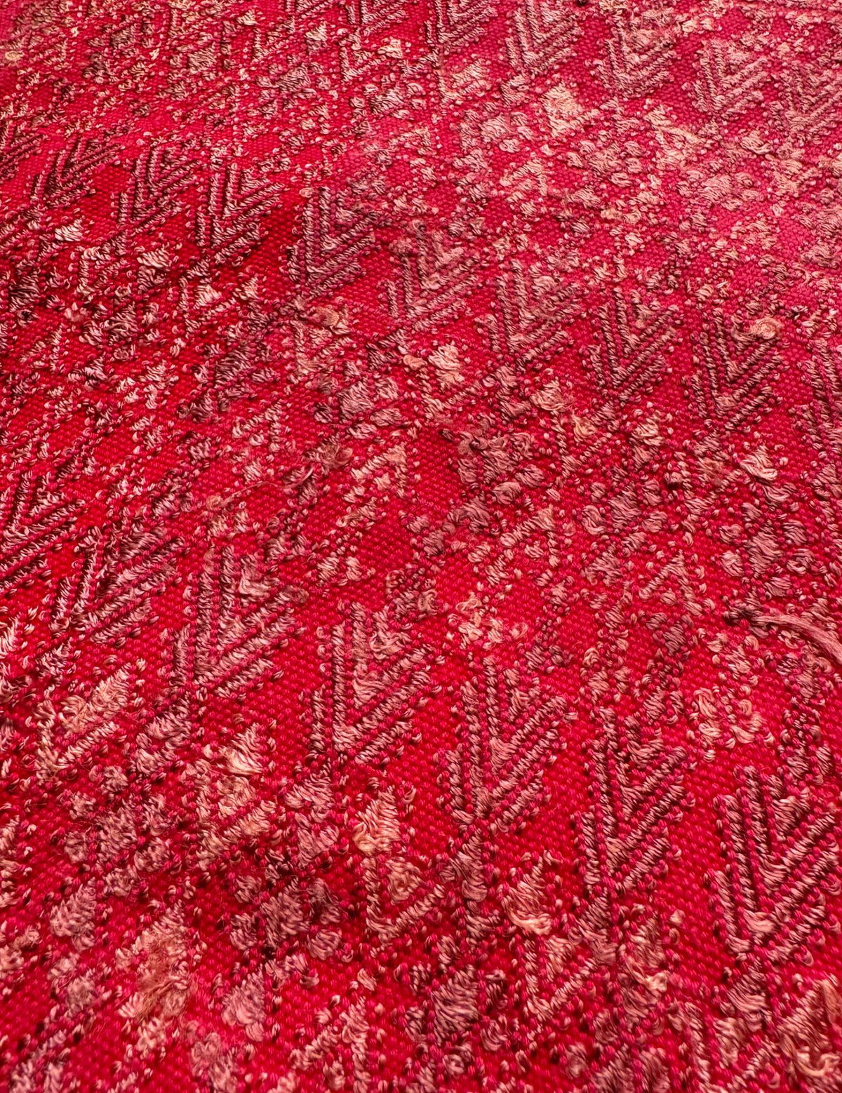 Bright Red Cobán Huipil #10-382