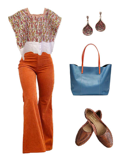 Traditional Nebaj huipil on white