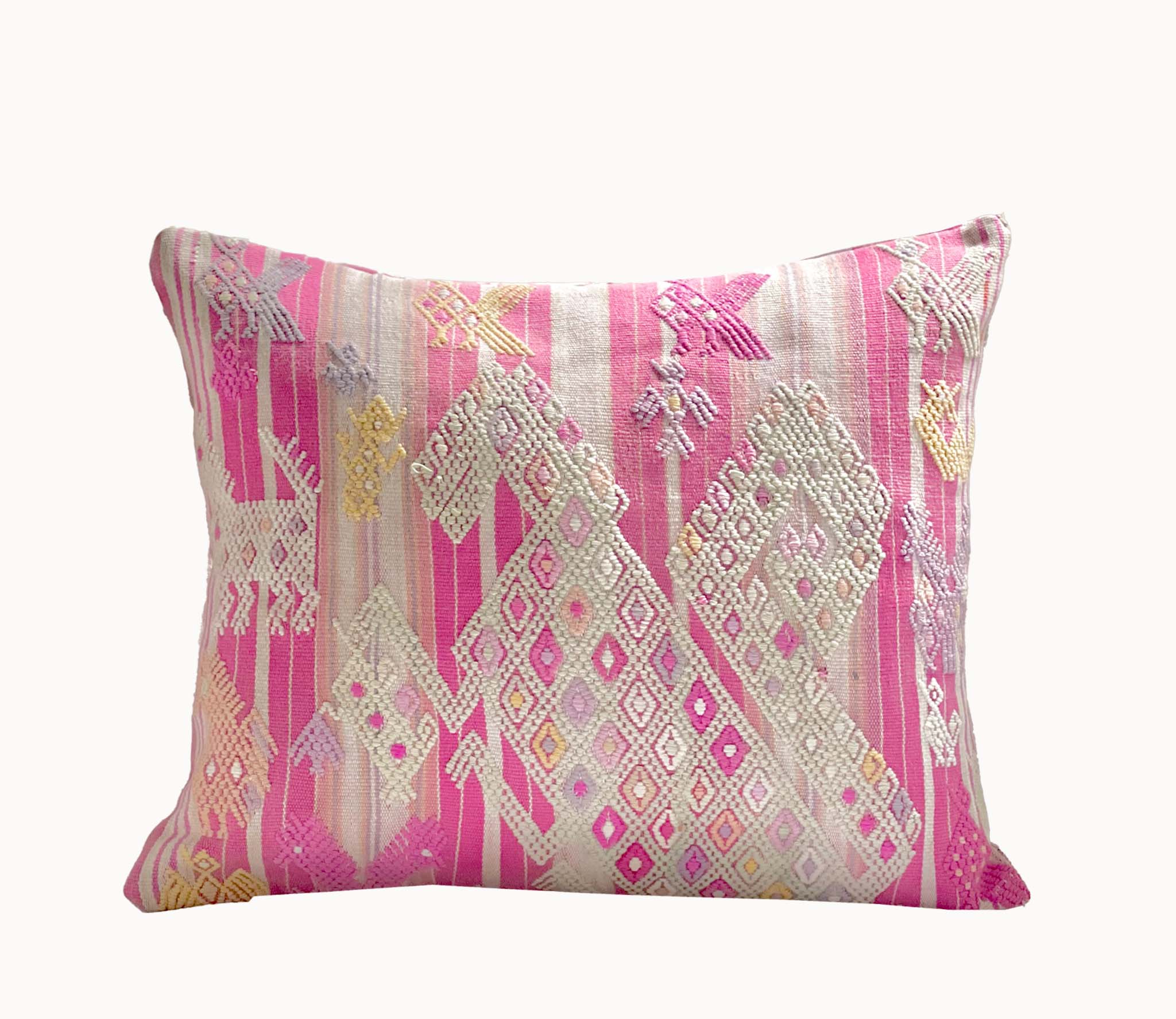 Pink Tzute Pillow II