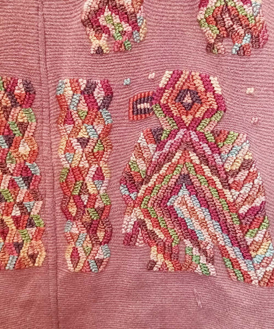 Embroidered Vintage Guatemalan huipil textile