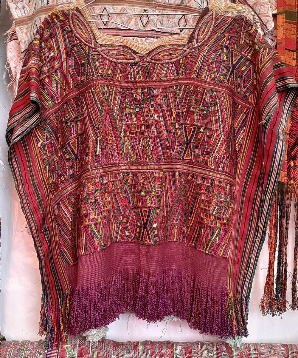 Vintage Guatemalan huipil textile 