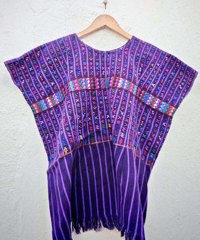 Purple San Lucas huipil