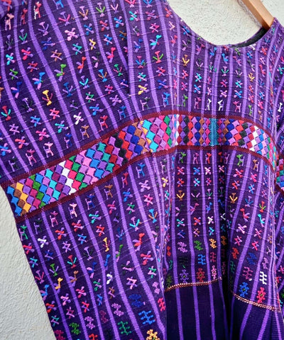 Purple San Lucas huipil