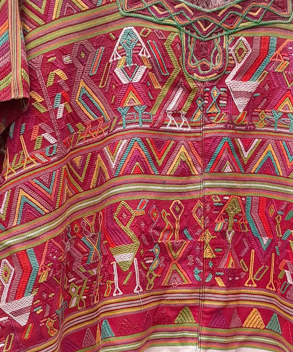 Vintage Guatemalan huipil textile 