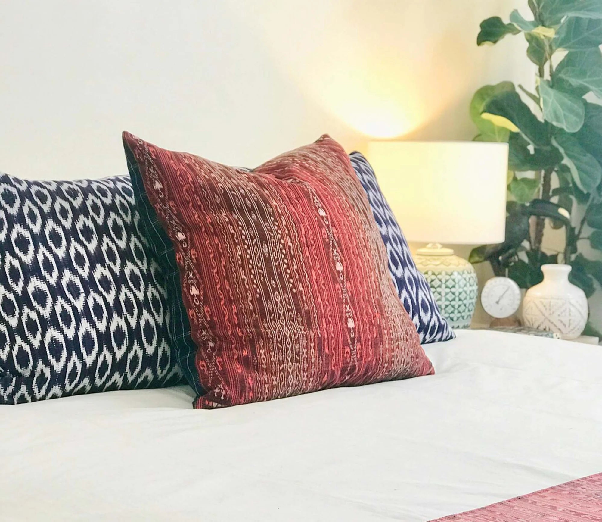 Red Santiago Corte Pillow