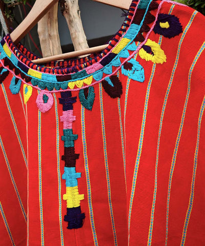 Embroidered Vintage Guatemalan huipil 