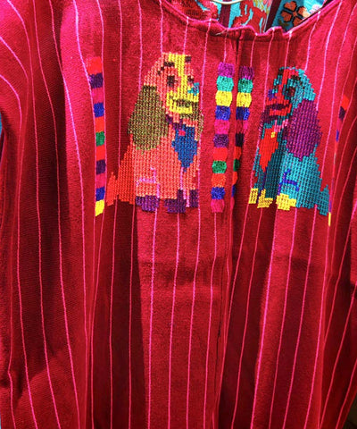 Embroidered Vintage Guatemalan huipil 