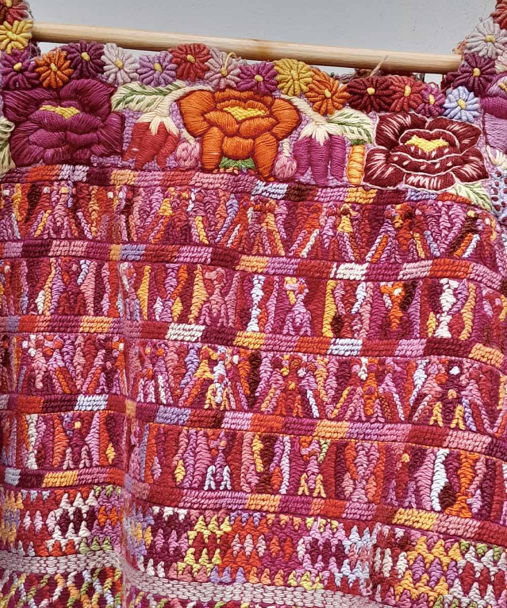 Vintage Guatemalan huipil textile 