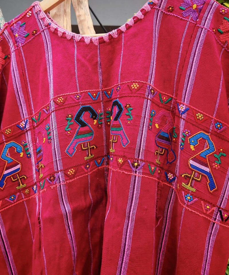 Embroidered Vintage Guatemalan huipil 