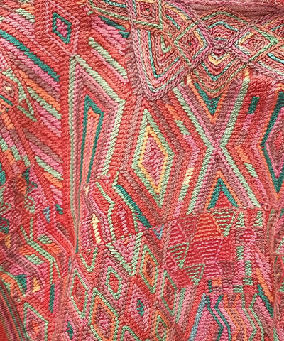 Rich Coral Nebaj huipil