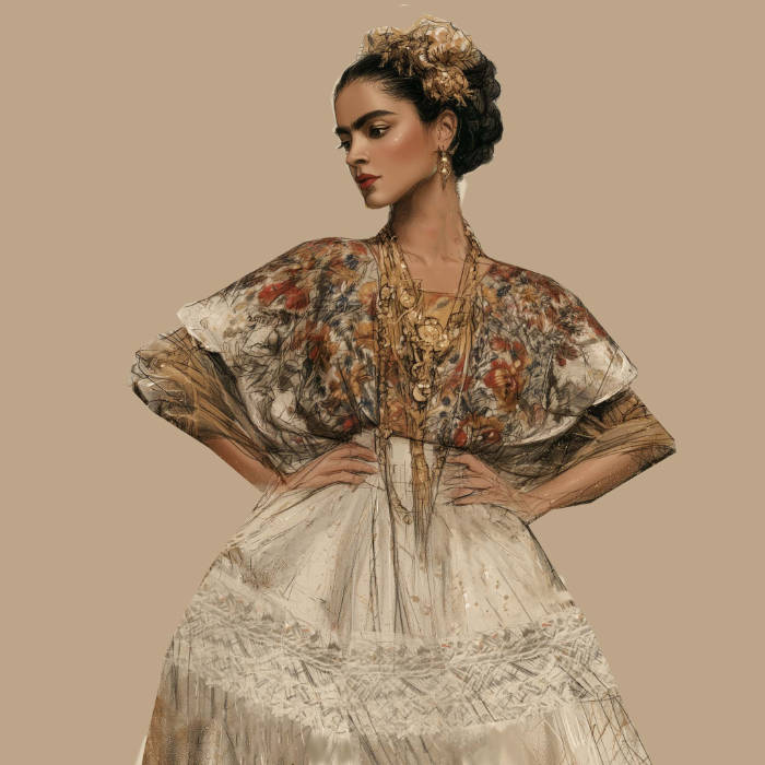 Willow wearing huipil