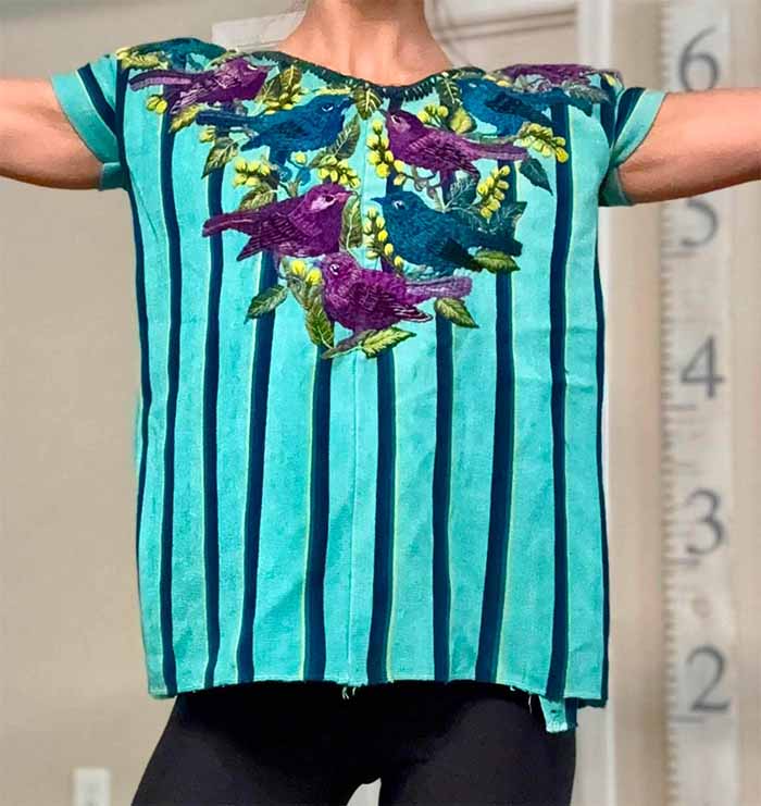 Model Wearing Huipil