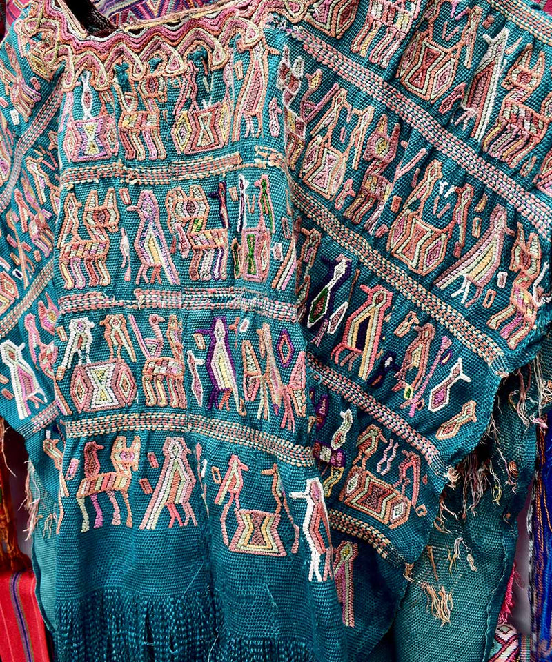 Vintage Guatemalan huipil textile 