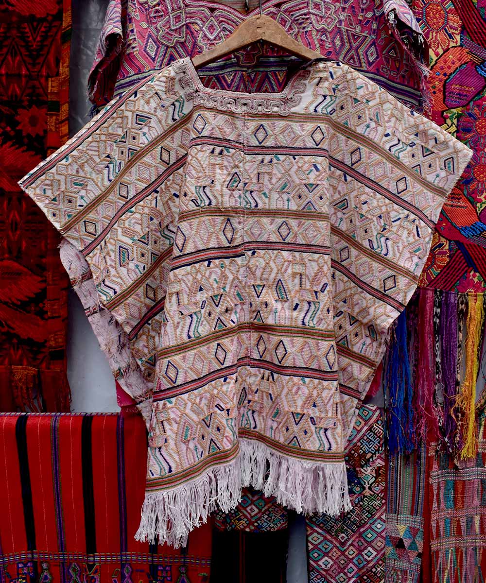 Vintage Guatemalan huipil textile 