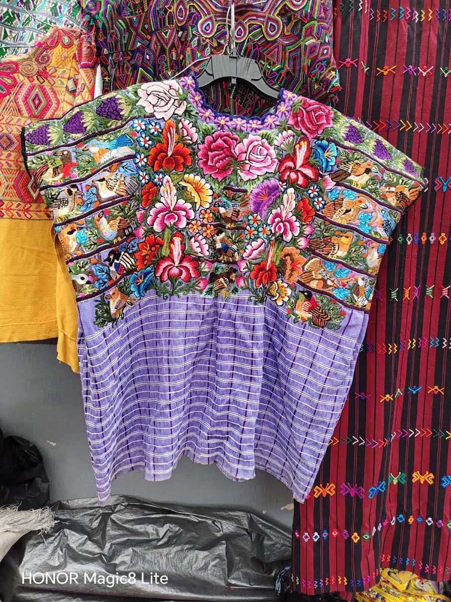 (Reserved for Madisen) Colorful Santiago huipil