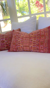 Vintage Textile Cushion - Terracotta San Juan Cotzal II