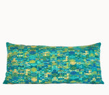 Vintage Textile Pillow - Green Coban XXVI
