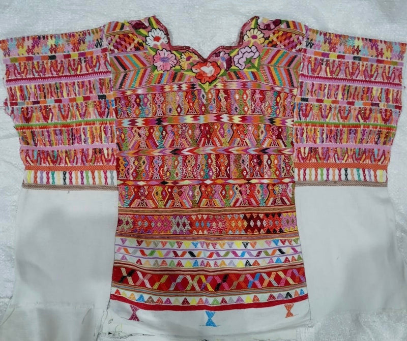Guatemalan Huipil Pillows - San Juan Cotzal VIII