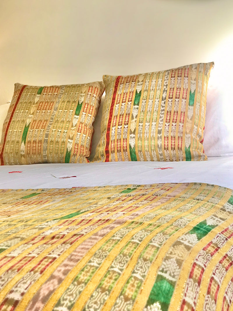 Guatemalan Corte Textile - Bedding Set VI