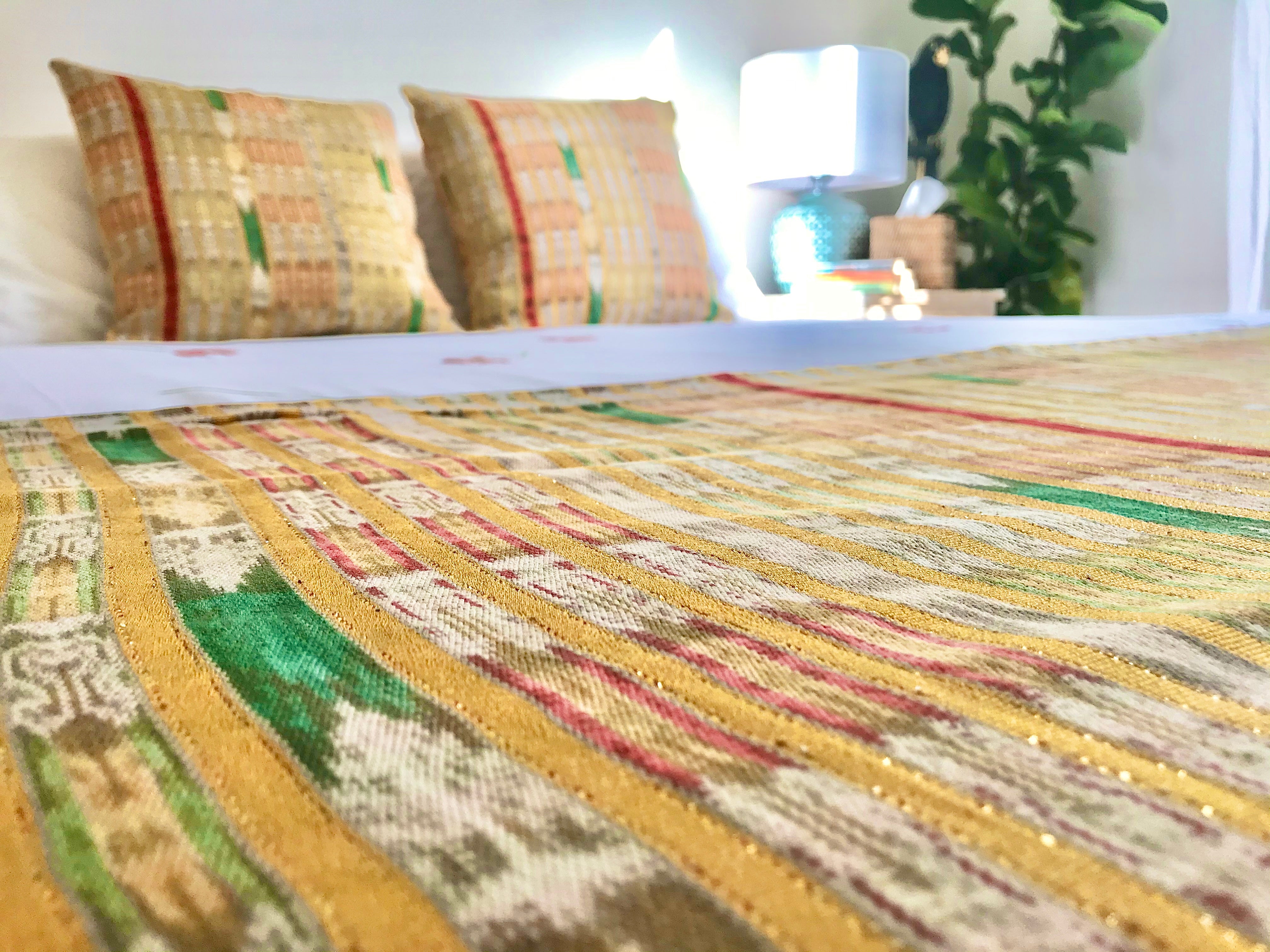 Guatemalan Corte Textile - Bedding Set VI