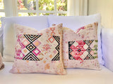 Huipil Pillows - Pale Pink Nahuala III