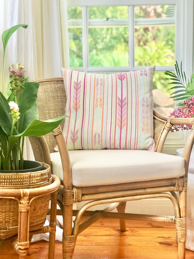 Vintage textile guatemalan cushion