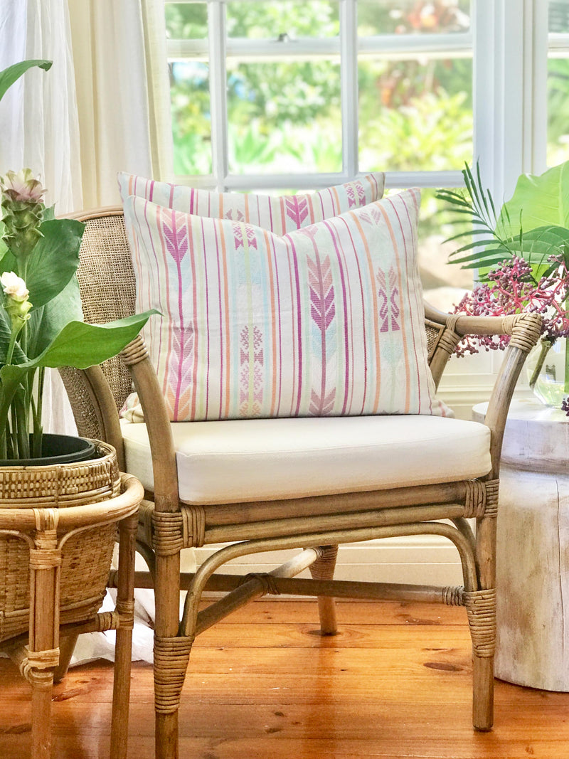 Vintage textile guatemalan cushion