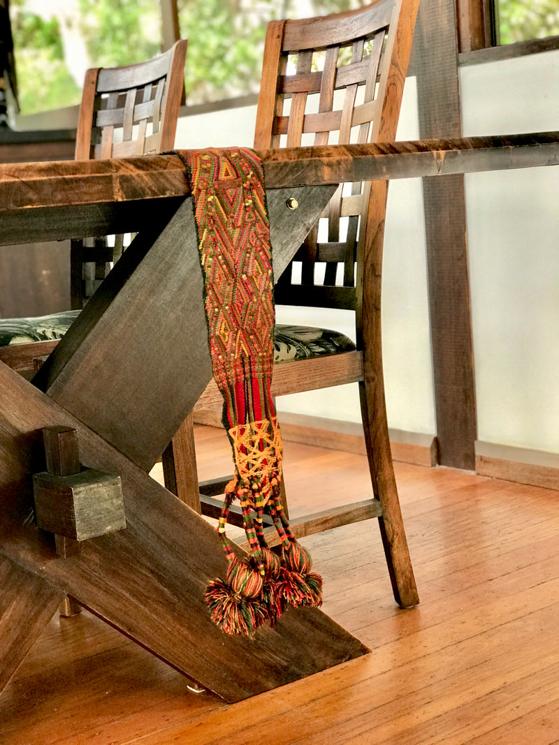 Vintage textile table runner